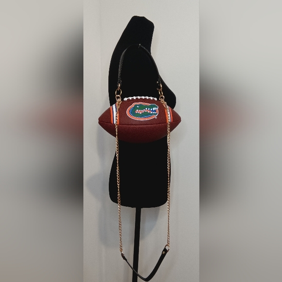NWT LIMITED EDITION HANDMADE NCAA FLORIDA GATORS 🐊 Football Bag 🏈 - Picture 8 of 17